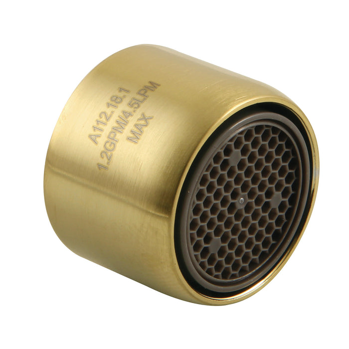 Kingston Cal Green Z12KSSA144BB 1.2 GPM Female Aerator, Brushed Brass