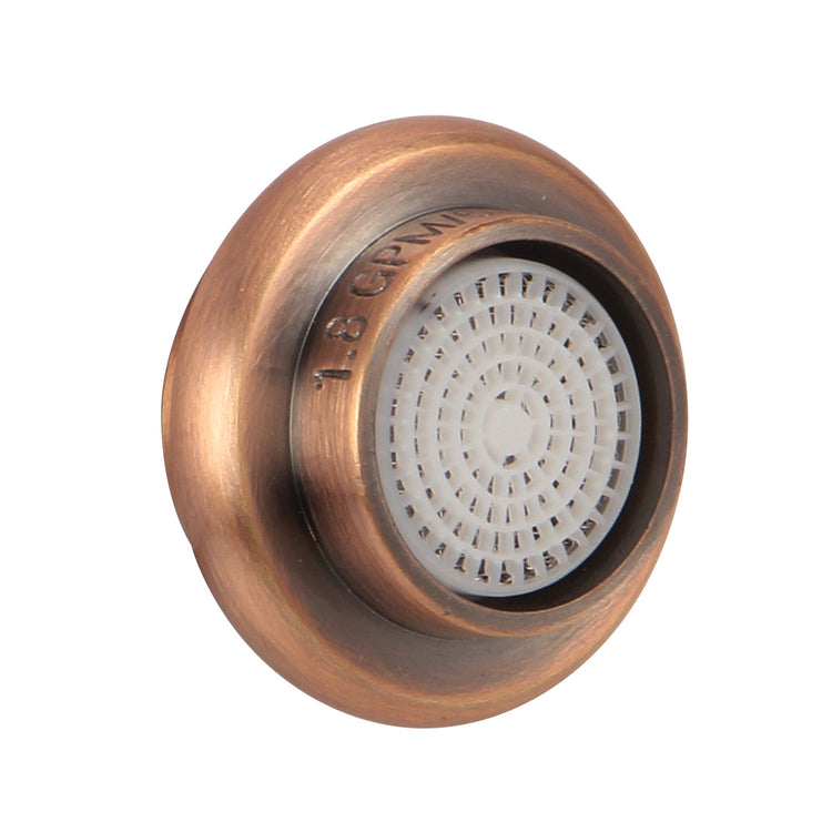 Kingston Z18KSSA199AC 1.8 GPM Female Aerator, Antique Copper