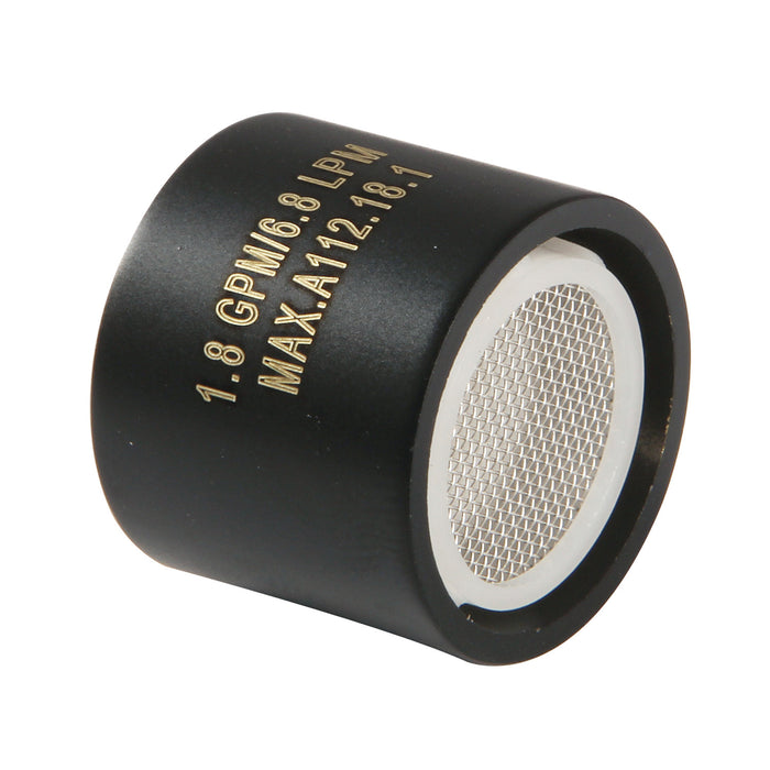 Kingston Cal Green Z18KSSA8720 1.8 GPM Female Aerator, Matte Black