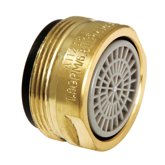 Kingston Cal Green Z18KSSA887SB 1.8 GPM Male Aerator, 15/16 Inch-27 UNS, Brushed Brass