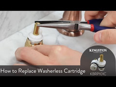 Kingston Heirloom KB1978PX - Heritage Two-Handle 3-Hole Deck Mount