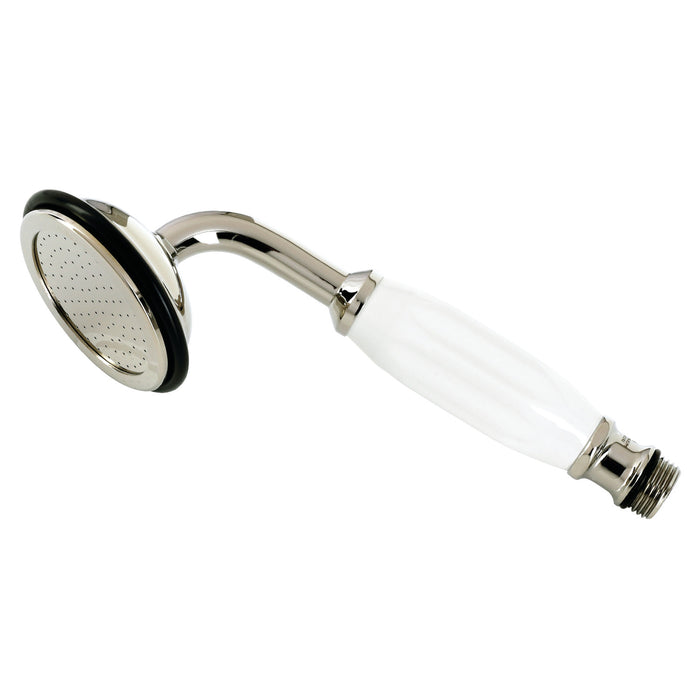 Kingston Heirloom ABT1020-6 - Vintage Single Function Round Hand Shower, Polished Nickel