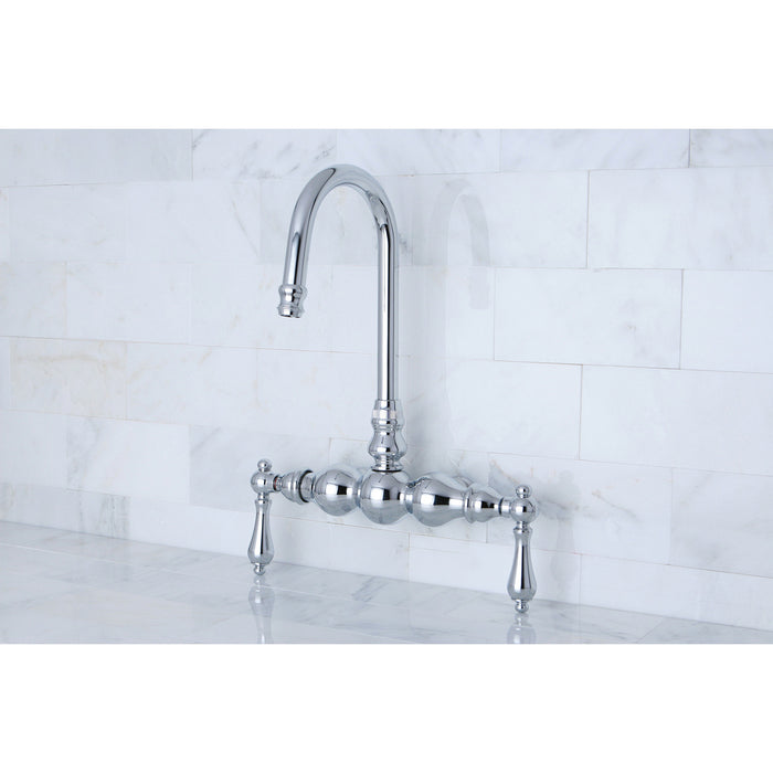 Kingston Vintage ABT300-1 Gooseneck Tub Faucet Body, Polished Chrome