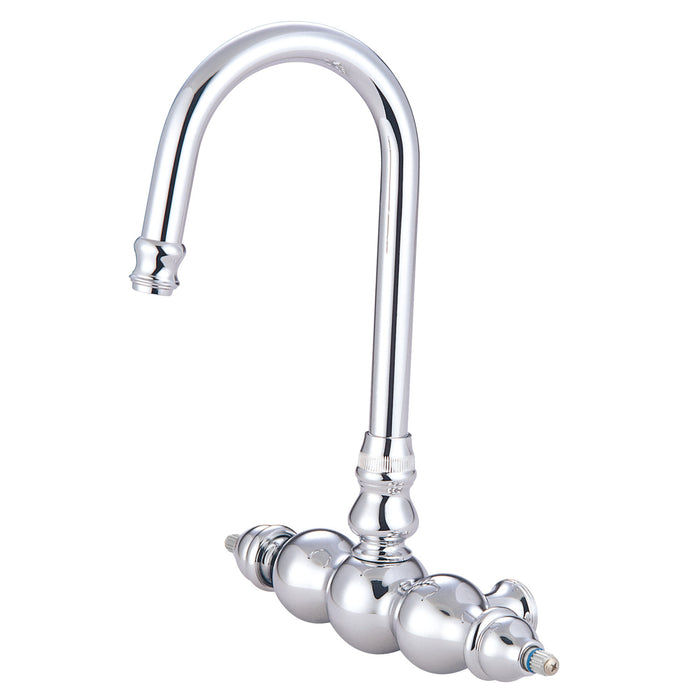 Kingston Vintage ABT300-1 Gooseneck Tub Faucet Body, Polished Chrome
