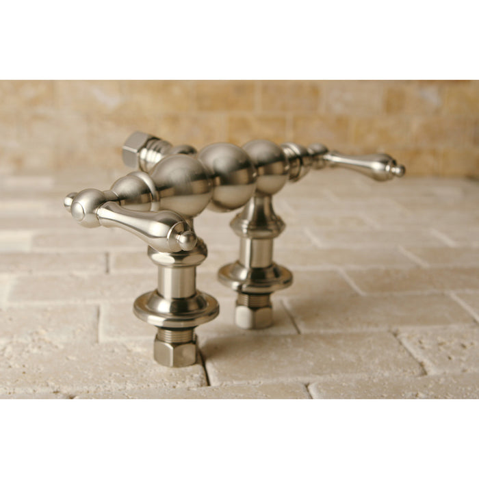 Vintage ABT700-8 Wall Mount Tub Faucet Body Only (10-Inch Body Length), Brushed Nickel