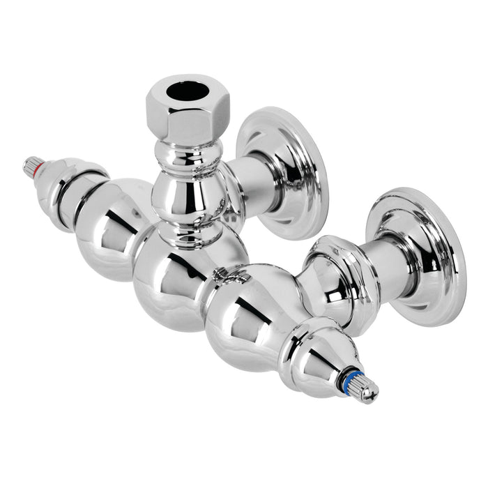 Kingston Heirloom ABT770-1 - Vintage 3-3/8 inch Wall Mount Faucet Body, Polished Chrome