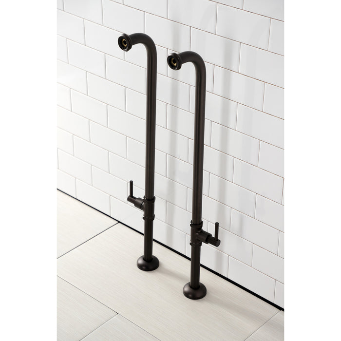 Concord AE810S5DL Freestanding Tub Supply Line, Oil Rubbed Bronze