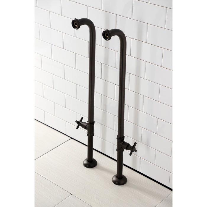 Concord AE810S5DX Freestanding Tub Supply Line, Oil Rubbed Bronze