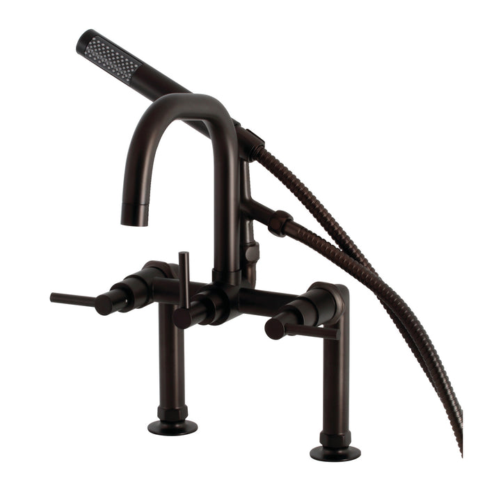 Concord AE8405DL Deck Mount Clawfoot Tub Faucet, Oil Rubbed Bronze