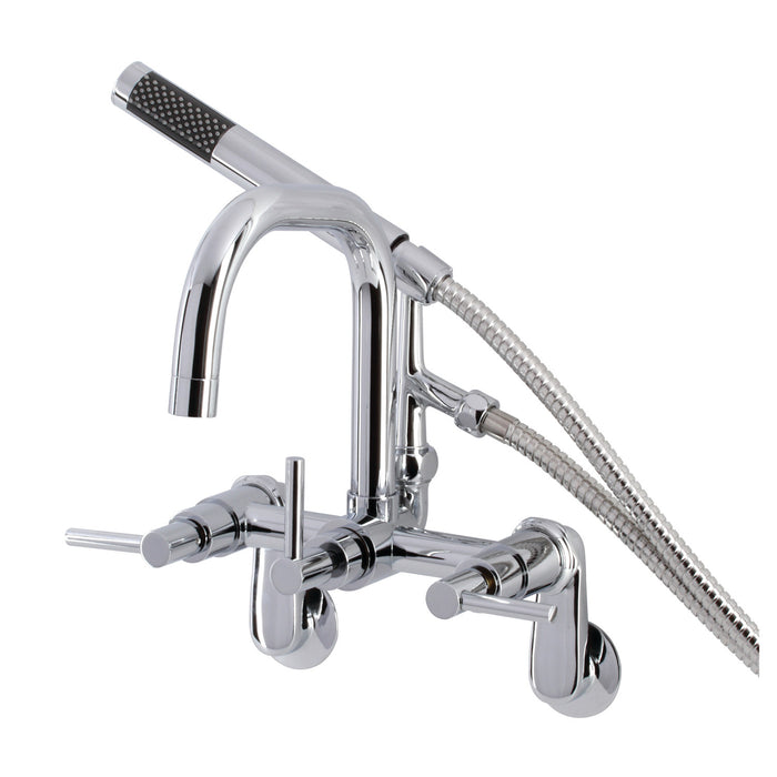 Concord AE8451DL Wall Mount Clawfoot Tub Faucet, Polished Chrome