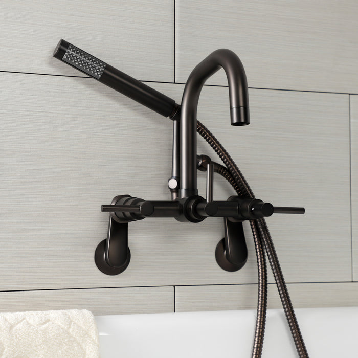 Kingston Sona AE8455DL - Concord Wall Mount Clawfoot Tub Faucet, Oil Rubbed Bronze