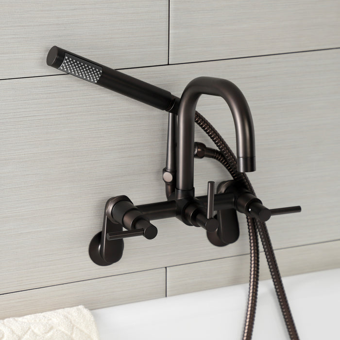 Kingston Sona AE8455DL - Concord Wall Mount Clawfoot Tub Faucet, Oil Rubbed Bronze