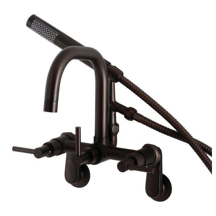 Concord AE8455DL Wall Mount Clawfoot Tub Faucet, Oil Rubbed Bronze