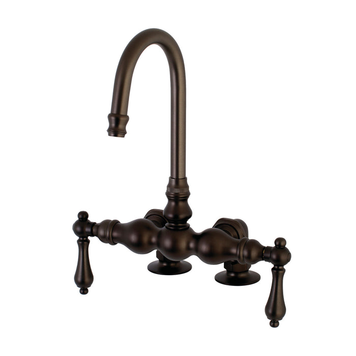Vintage AE91T5 Two-Handle 2-Hole Deck Mount Clawfoot Tub Faucet, Oil Rubbed Bronze