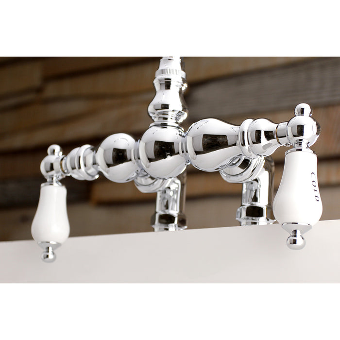 Vintage AE96T1 Two-Handle 2-Hole Deck Mount Clawfoot Tub Faucet, Polished Chrome