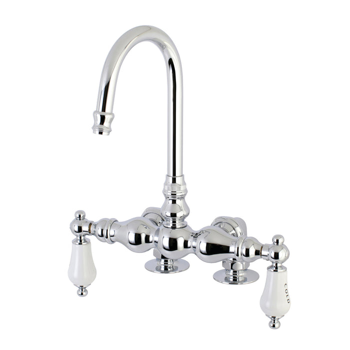 Vintage AE96T1 Two-Handle 2-Hole Deck Mount Clawfoot Tub Faucet, Polished Chrome