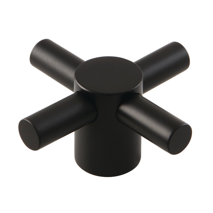 Kingston Concord AEDX0 Brass Cross Handle, Matte Black