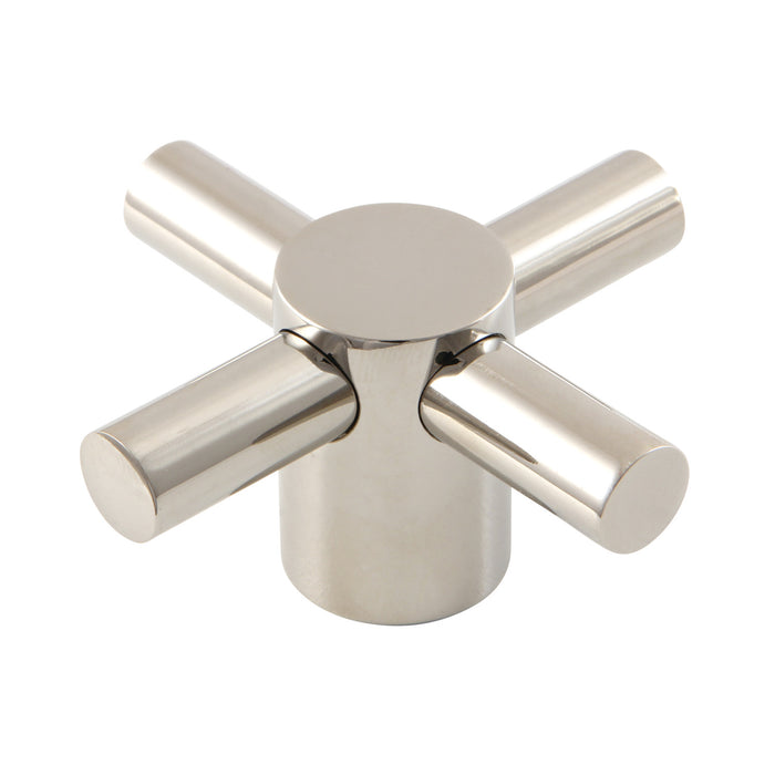 Kingston Concord AEDX6 Brass Cross Handle, Polished Nickel