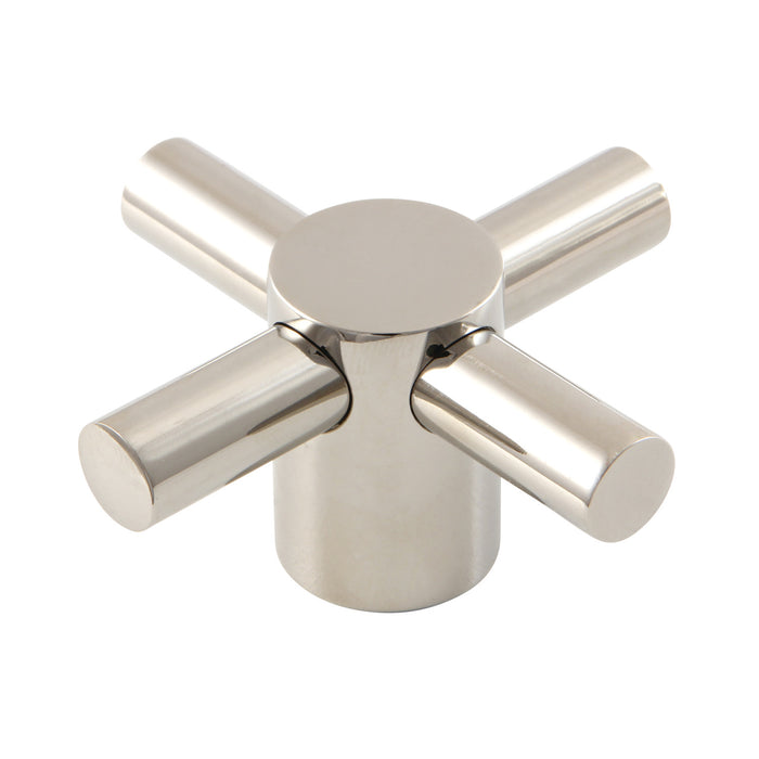 Concord AEDX6 Brass Cross Handle, Polished Nickel