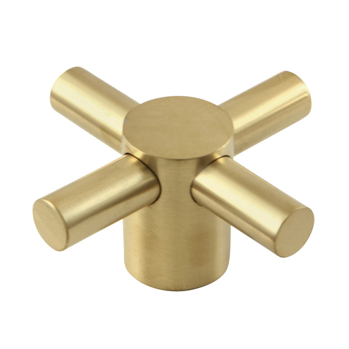 Kingston Concord AEDX7 Brass Cross Handle, Brushed Brass