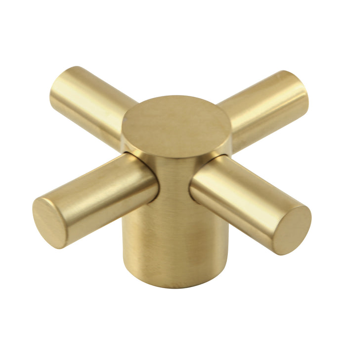 Concord AEDX7 Brass Cross Handle, Brushed Brass