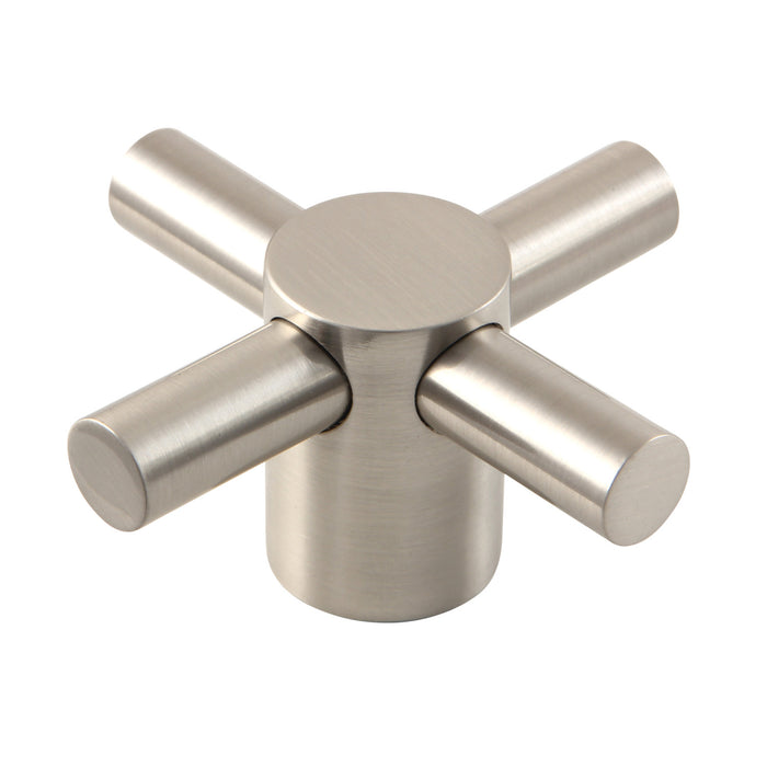 Kingston Concord AEDX8 Brass Cross Handle, Brushed Nickel