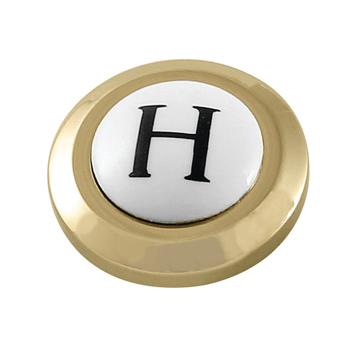 AEHICX2H Hot Handle Index Button, Polished Brass