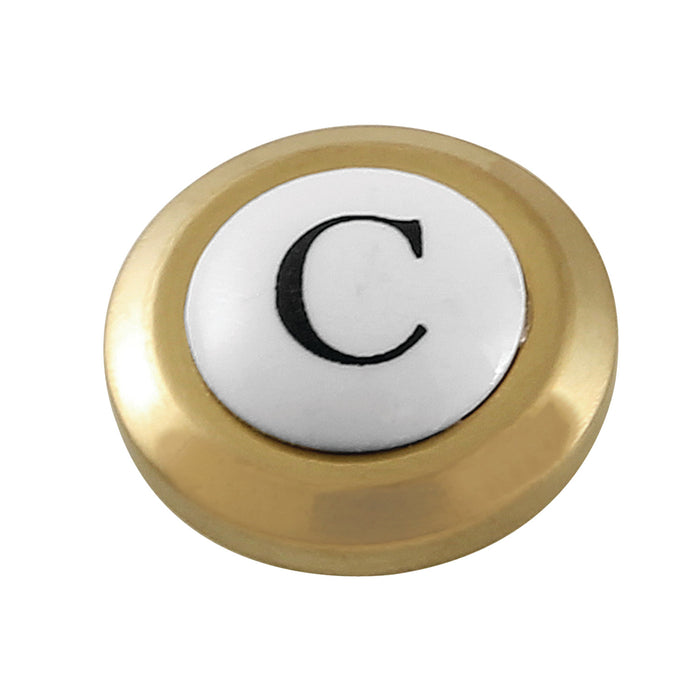 Kingston AEHICX7C Cold Handle Index Button, Brushed Brass