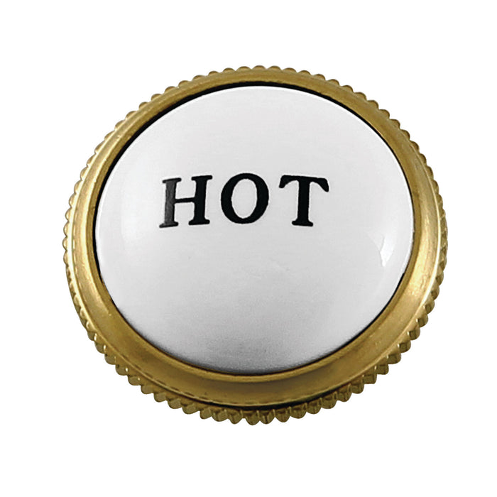 AEHIMX7H Hot Handle Index Button, Brushed Brass
