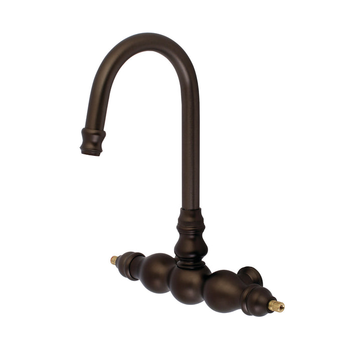 Aqua Vintage AET300-5 3-3/8 inch Tub Faucet Body Only (without Handle), Oil Rubbed Bronze