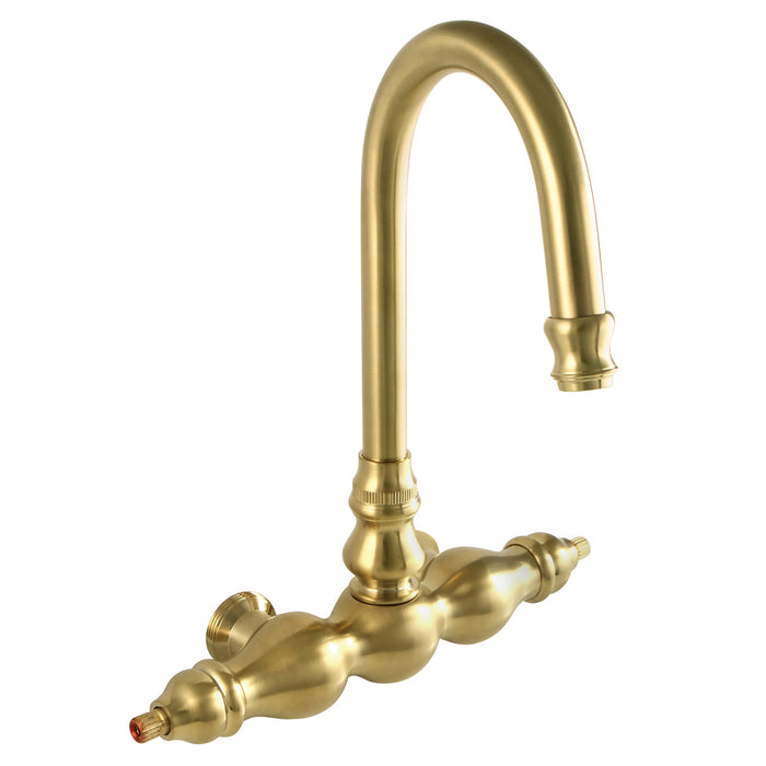Aqua Vintage AET300-7 3-3/8 inch Tub Faucet Body Only (without Handle), Brushed Brass