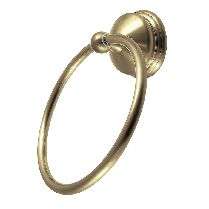 Vintage BA1164BB 6-Inch Towel Ring, Brushed Brass