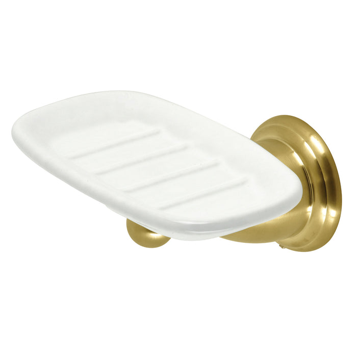 Heritage BA1755BB Wall Mount Soap Dish Holder, Brushed Brass