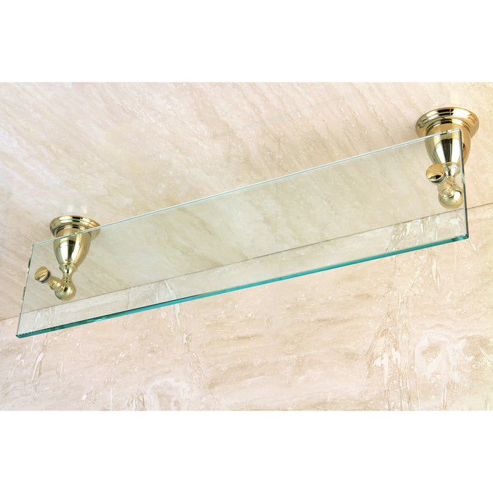 Heritage BA1759PB Glass Shelf, Polished Brass