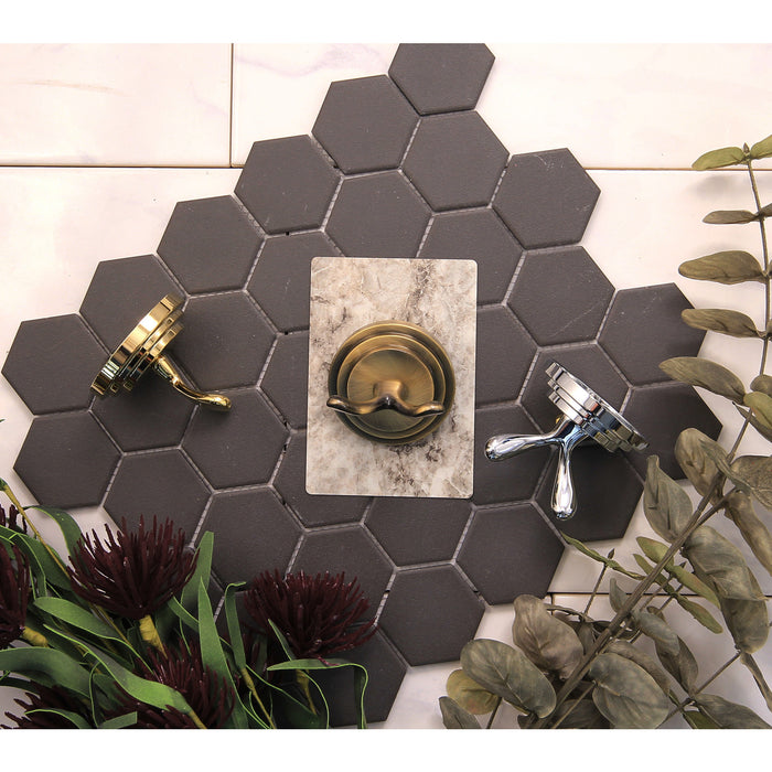 Kingston Sona BA2717AB - Milano Robe Hook, Antique Brass