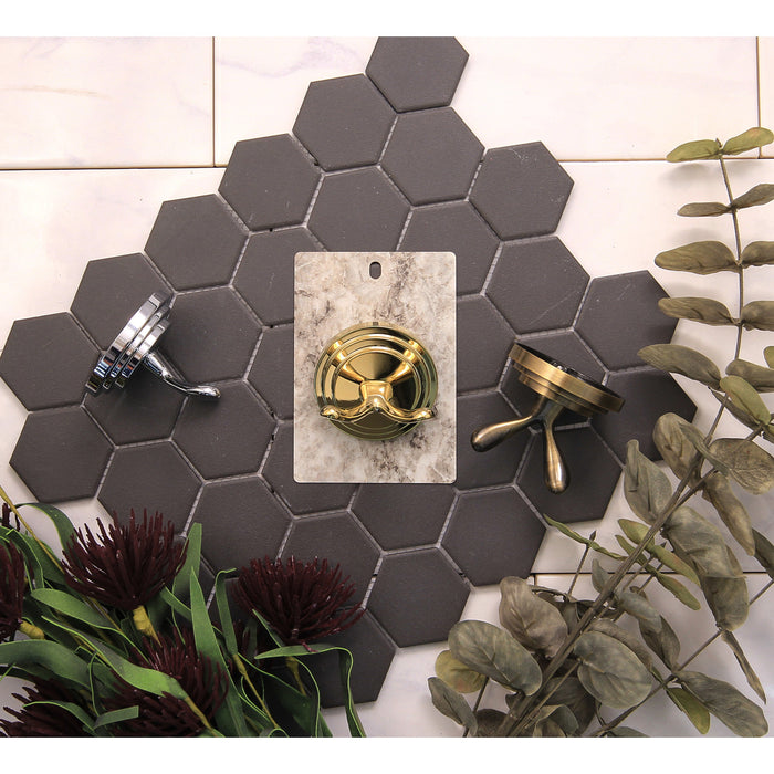 Kingston Sona BA2717PB - Milano Robe Hook, Polished Brass