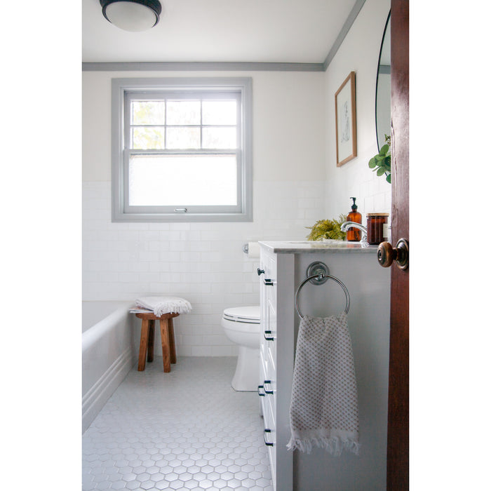 Kingston Heirloom BA3964C - Restoration 6-Inch Towel Ring, Polished Chrome