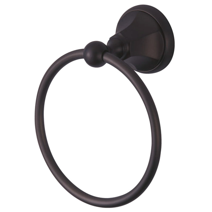 Kingston Tulare BA4814ORB - Metropolitan 6-Inch Towel Ring, Oil Rubbed Bronze