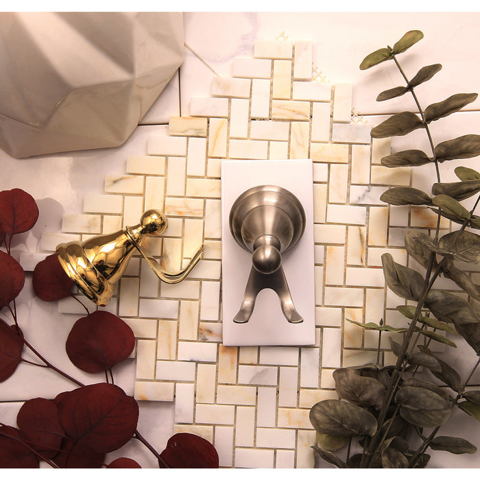 Kingston Royale BA5567SN Robe Hook, Brushed Nickel