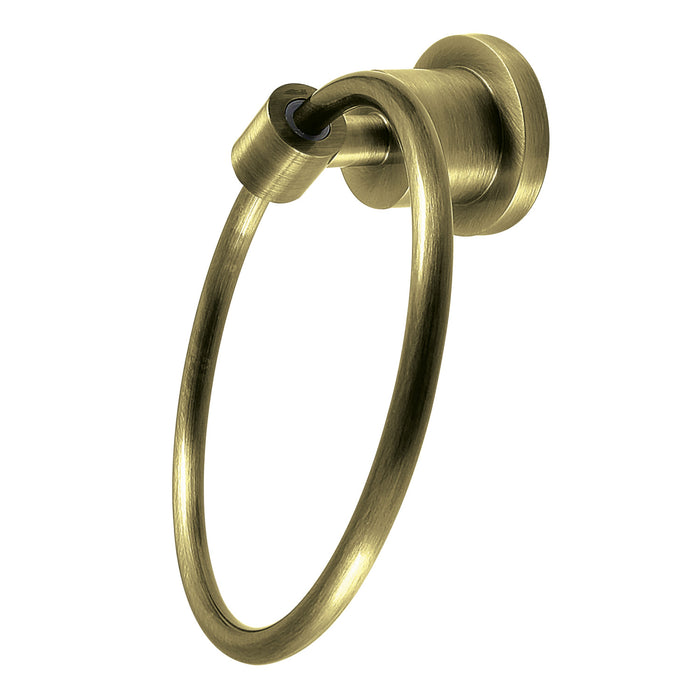 Kingston Sona BA8214AB - Concord 6-Inch Towel Ring, Antique Brass