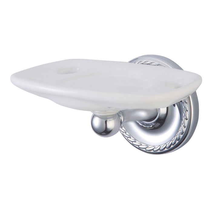 Kingston Laurel BA916C Toothbrush and Tumbler Holder, Polished Chrome