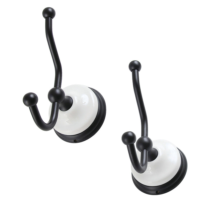 Kingston Heirloom BAK1117MB - Victorian Robe Hook, Matte Black