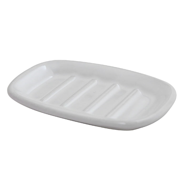 BASD3965 Soap Dish Holder, Dish Only, White