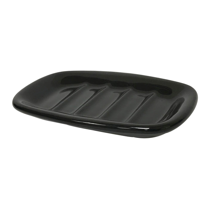 Water Onyx BASD9115BK Soap Dish Holder, Dish Only, Black