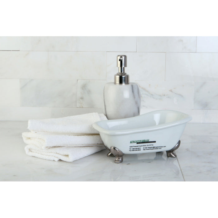 Vintage BATUB 7-Inch Mini Tub, White