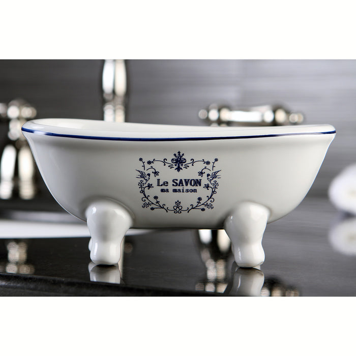 Kingston Heirloom BATUBDSW - Le Savon 5-11/16 Inch Mini Tub, White