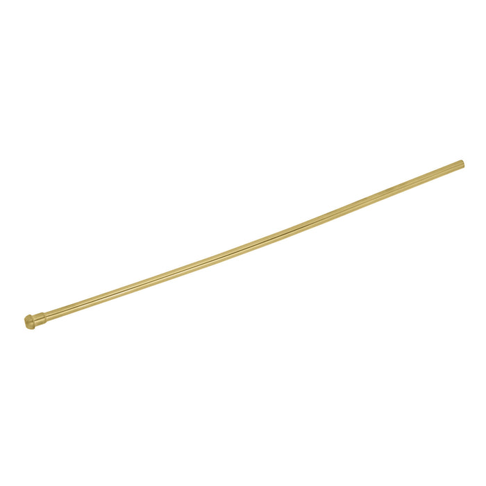 Complement CB38207 20-Inch Bullnose Bathroom Supply Line, Brushed Brass