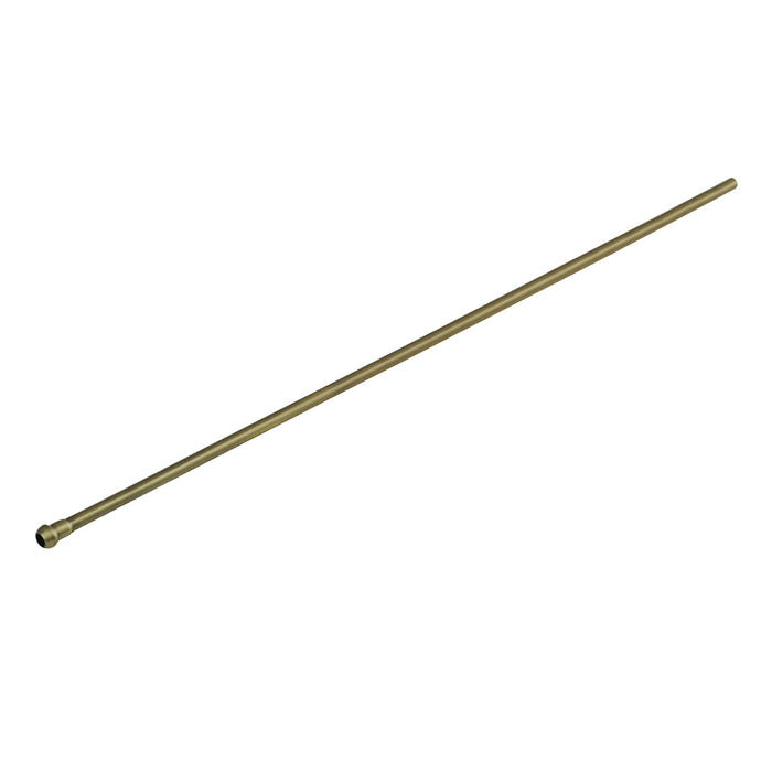 Complement CB38303 30-Inch Bullnose Bathroom Supply Line, Antique Brass