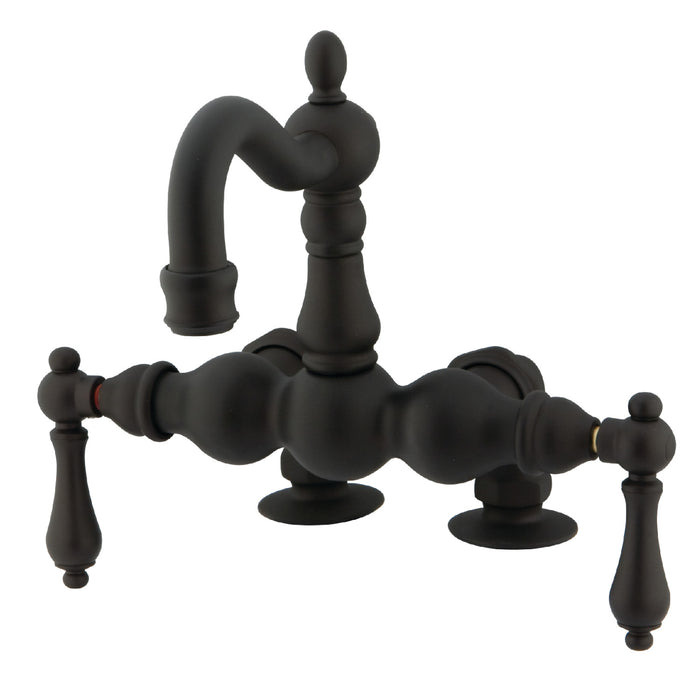 Vintage CC1091T5 Two-Handle 2-Hole Deck Mount Clawfoot Tub Faucet, Oil Rubbed Bronze