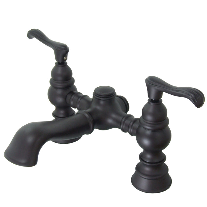Vintage CC1138T5 Two-Handle 2-Hole Deck Mount Clawfoot Tub Faucet, Oil Rubbed Bronze
